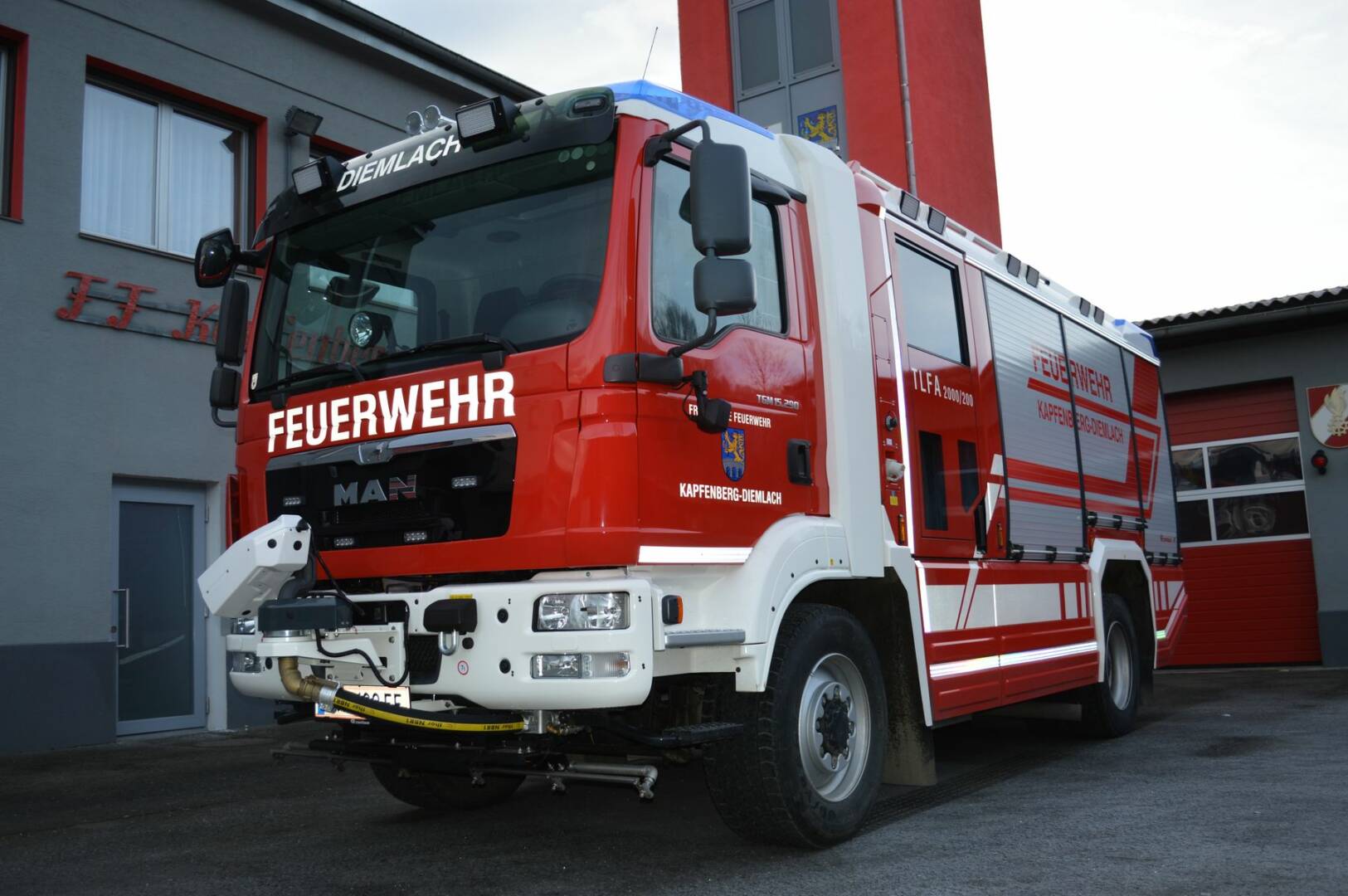 FF Kapfenberg-Diemlach: Mutter von Kleinkind ausgesperrt