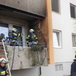 HFW Villach: Balkonbrand im Stadtteil Auen