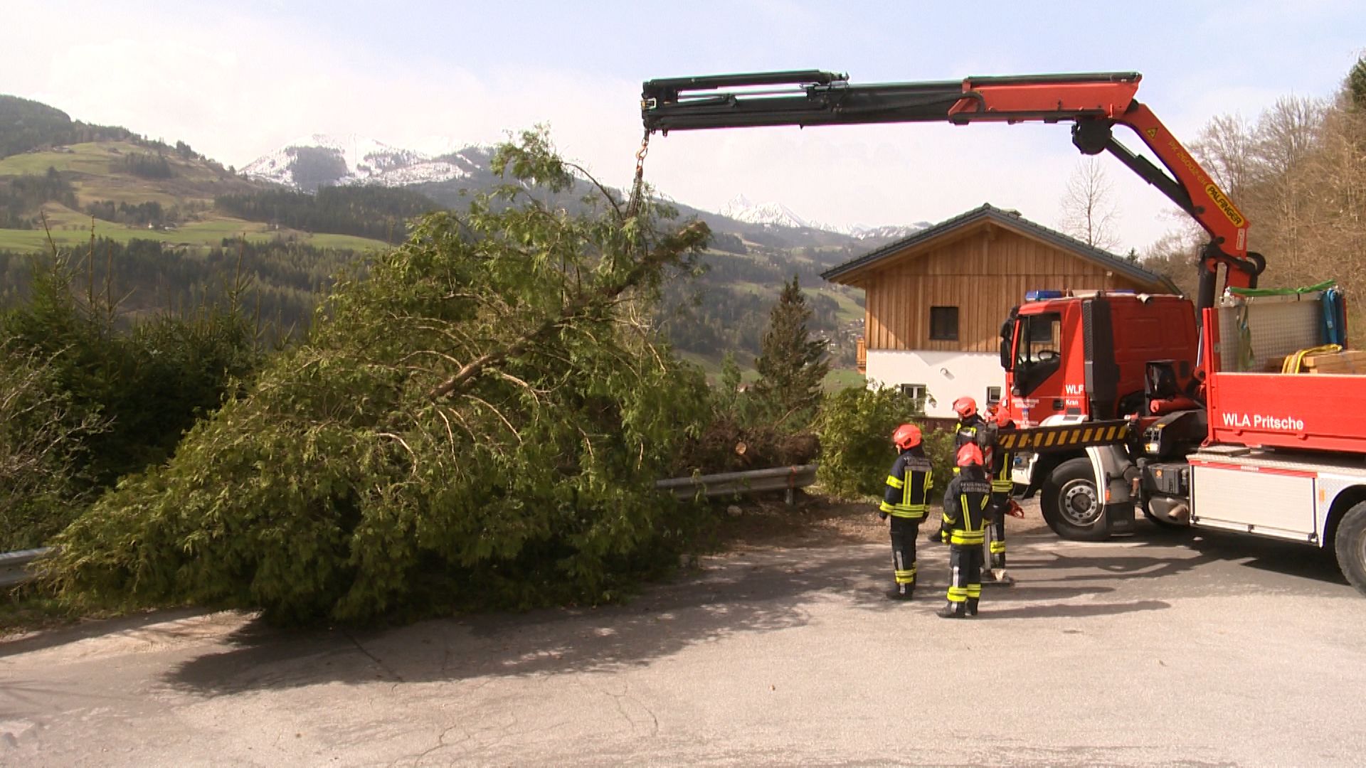 BFV Liezen: Föhnsturm im Bezirk Liezen