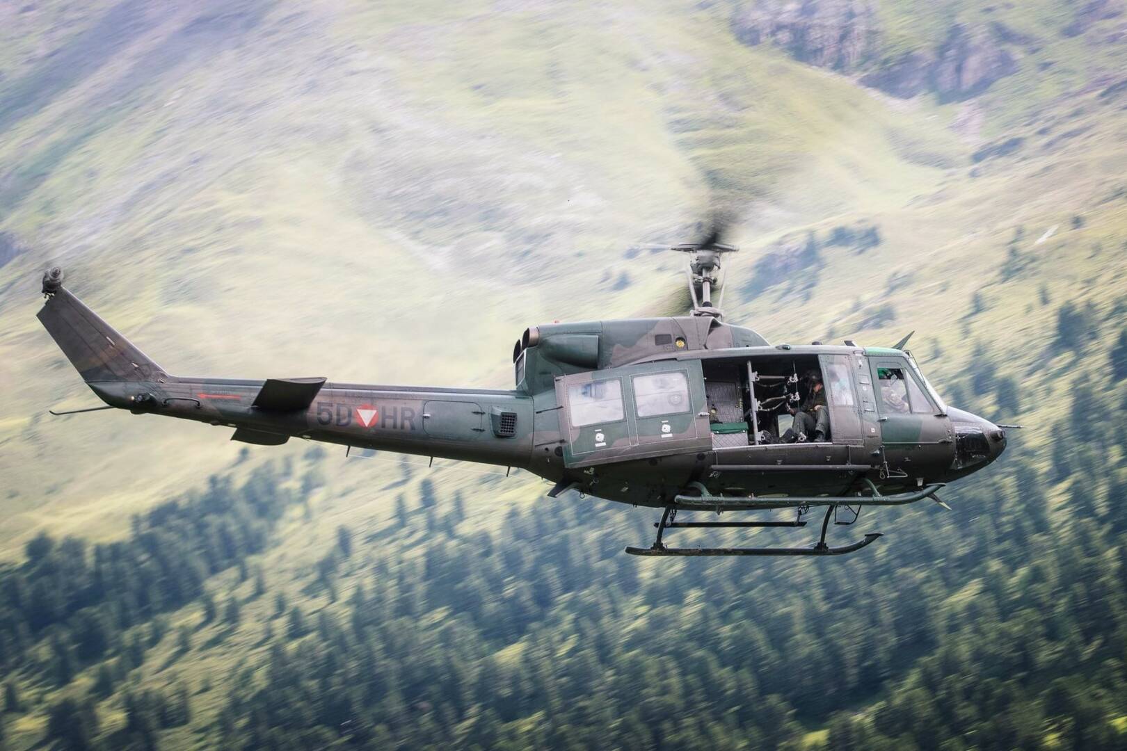 Bundesheer unterstützt Waldbrandbekämpfung aus der Luft