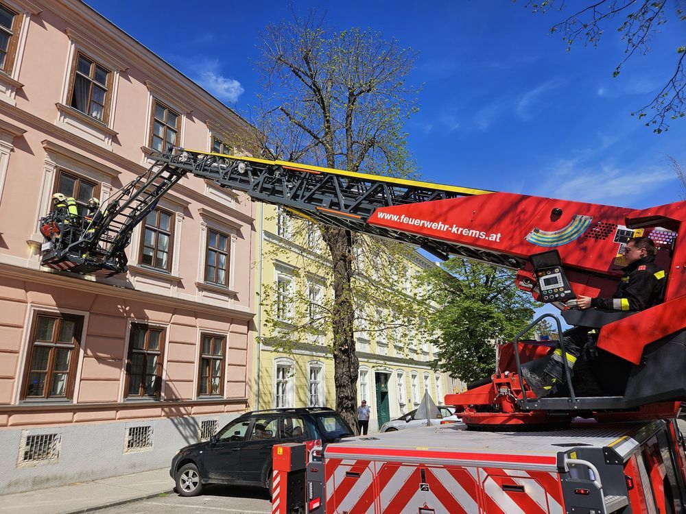 FF Krems: Zimmerbrand in Kremser Innenstadt