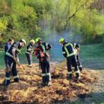 Fortbildung zum Thema Wald- und Vegetationsbrandbekämpfung des Waldbrandzuges