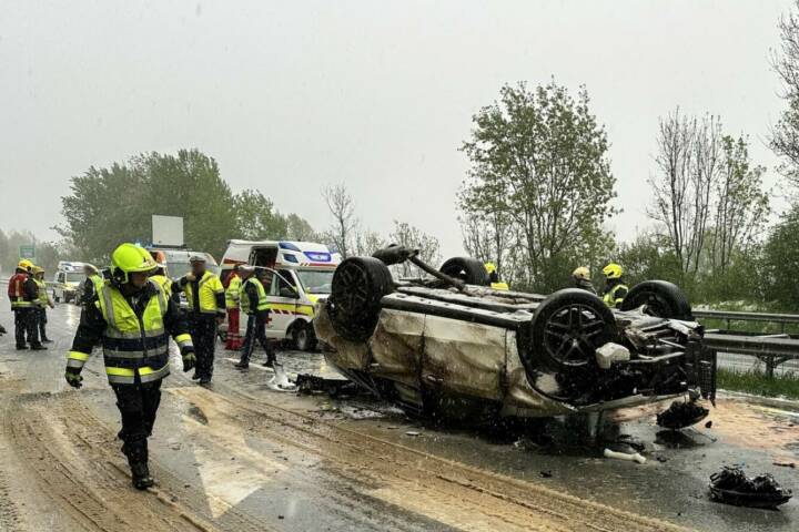 HFW Villach: Verkehrsunfall auf der A11 Karawankenautobahn