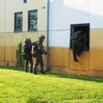 Spektakuläre Großübung im Gemeindegebiet