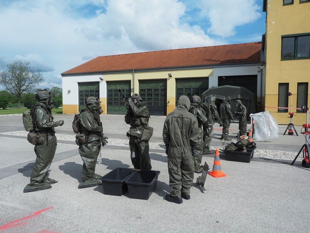 FF Biedermannsdorf: Spektakuläre Übung im Gemeindegebiet
