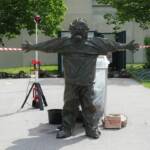 Spektakuläre Großübung im Gemeindegebiet