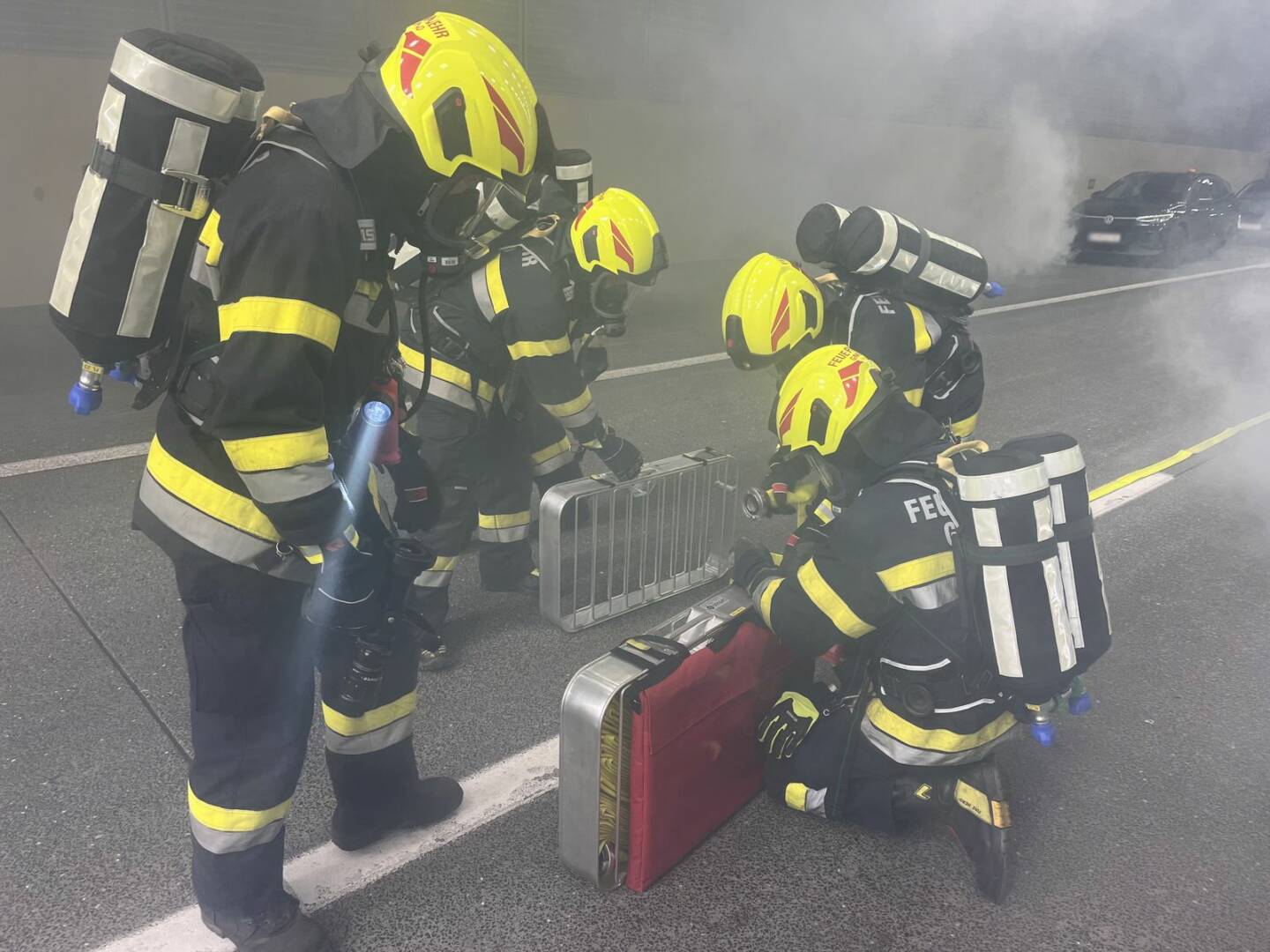 FF Gmünd: Großübung auf der A10 – EH Trebesing