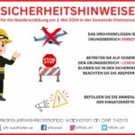 Waldbrandübung - Predigtstuhl in Flammen - Einsatzkräfte üben Ernstfall