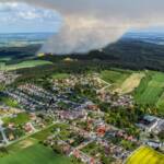Waldbrandübung - Predigtstuhl in Flammen - Einsatzkräfte üben Ernstfall