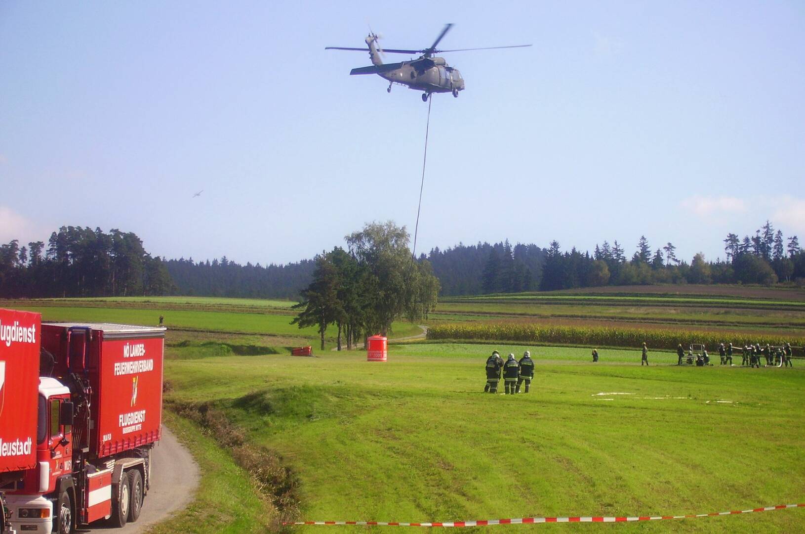 BFK Waidhofen/Thaya: Waldbrandübung Gemeinde Dietmanns