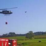 Waldbrandübung - Predigtstuhl in Flammen - Einsatzkräfte üben Ernstfall