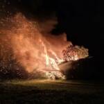 Vollbrand einer Hütte in Mautern
