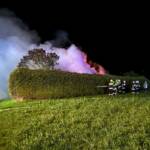 Vollbrand einer Hütte in Mautern