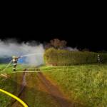 Vollbrand einer Hütte in Mautern