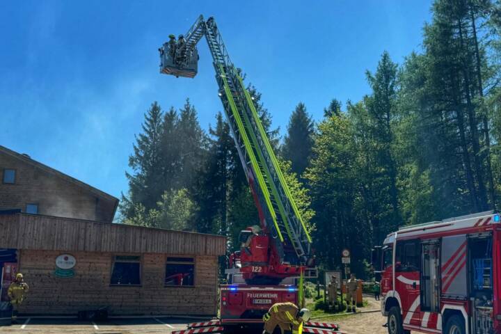 BFKDO Flachgau: Abschnittsübung – Dachstuhlbrand