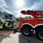 BF Wien: Verkehrsunfall LKW auf der A23
