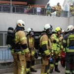 Brand in Einkaufszentrum