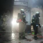 Brand in Einkaufszentrum