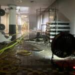 Brand in Einkaufszentrum