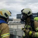 Brand in Einkaufszentrum