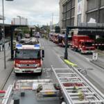 Brand in Einkaufszentrum