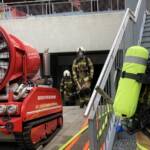 Brand in Einkaufszentrum