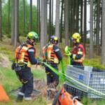 Waldbrandübung mit 250 Einsatzkräften am „Predigtstuhl“