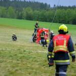 Waldbrandübung mit 250 Einsatzkräften am „Predigtstuhl“