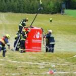 Waldbrandübung mit 250 Einsatzkräften am „Predigtstuhl“