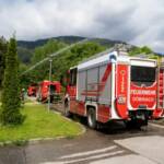 Räumungsübung - Brand in der Volksschule Radenthein