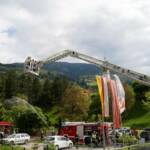 Räumungsübung - Brand in der Volksschule Radenthein