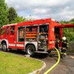 Räumungsübung - Brand in der Volksschule Radenthein