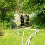 Räumungsübung - Brand in der Volksschule Radenthein