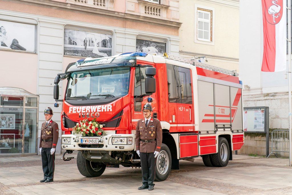 BFV Leoben: Florianifeier und Fahrzeugübergabe