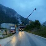 Atemschutzübung bei der Firma Calmit