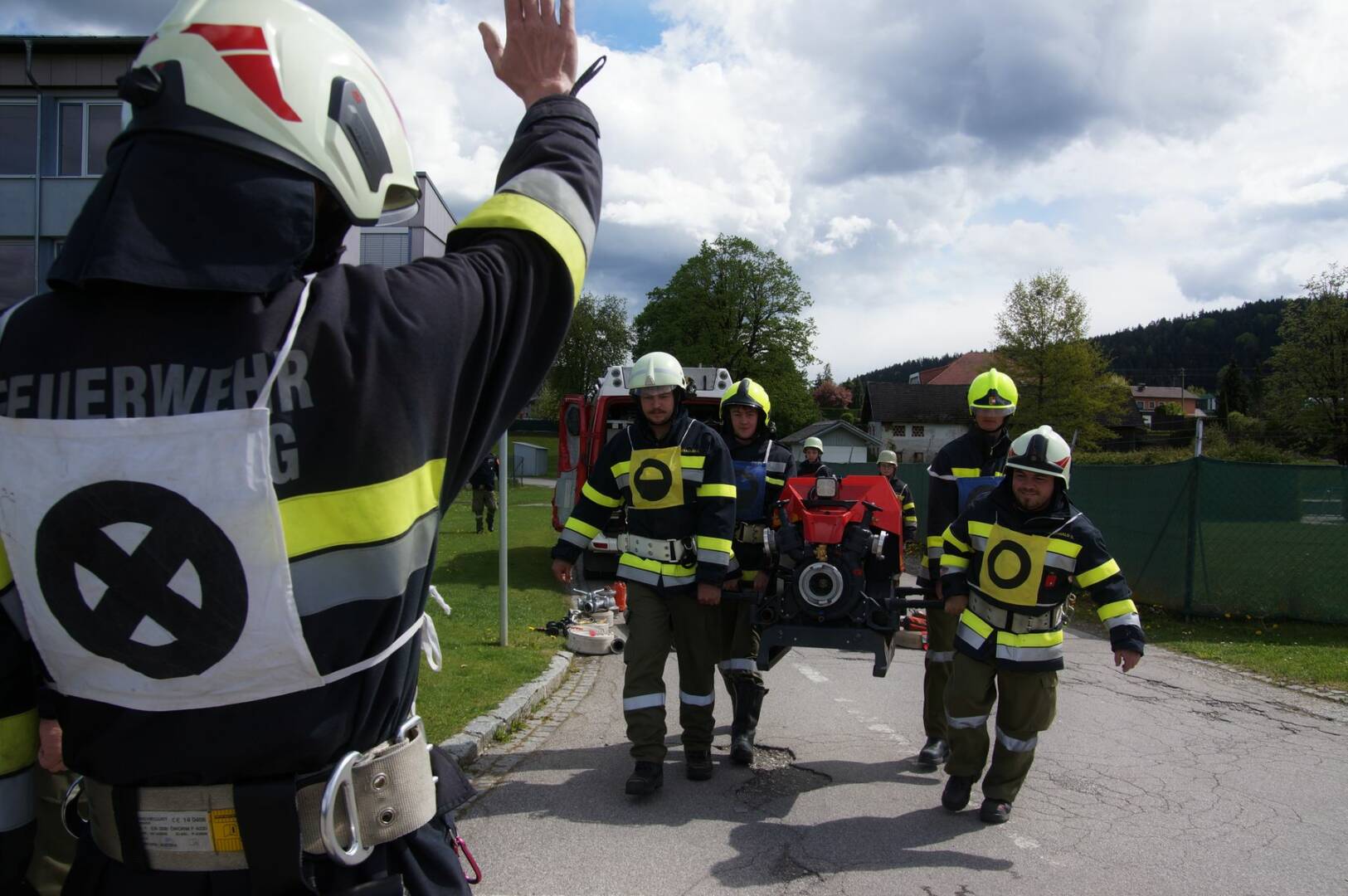 BFK Völkermarkt: Grundausbildung und TS-Maschinistenlehrgang