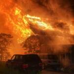 Großbrand mit Alarmstufe 4 in der Gemeinde Göming im Bezirk Flachgau