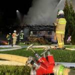 Großbrand mit Alarmstufe 4 in der Gemeinde Göming im Bezirk Flachgau