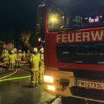 Großbrand mit Alarmstufe 4 in der Gemeinde Göming im Bezirk Flachgau