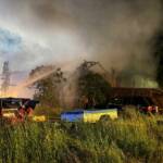 Großbrand mit Alarmstufe 4 in der Gemeinde Göming im Bezirk Flachgau