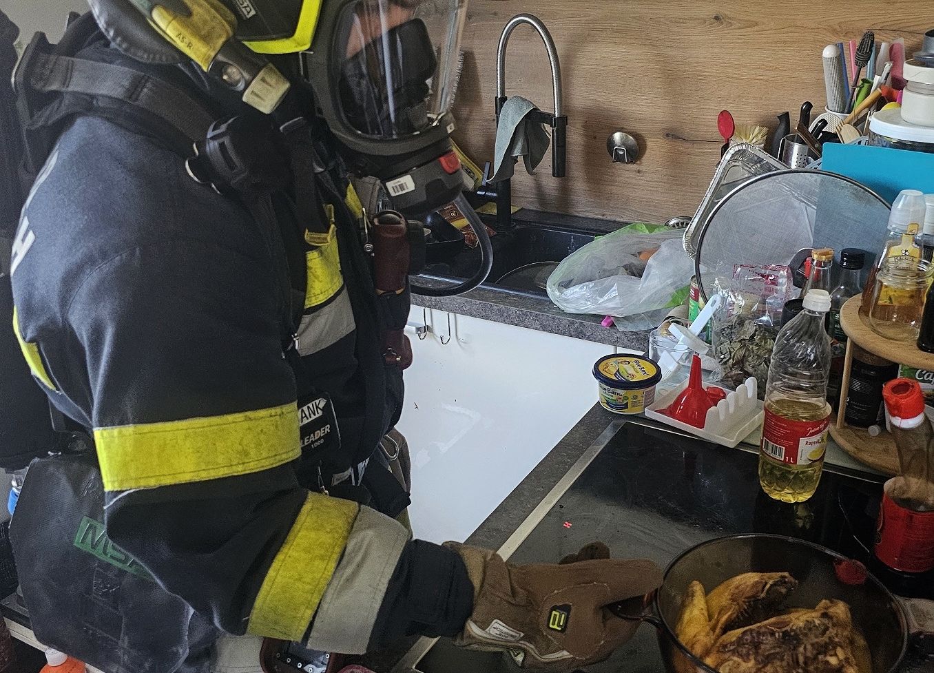 HFW Villach: Küchenbrand durch rasches Eingreifen verhindert