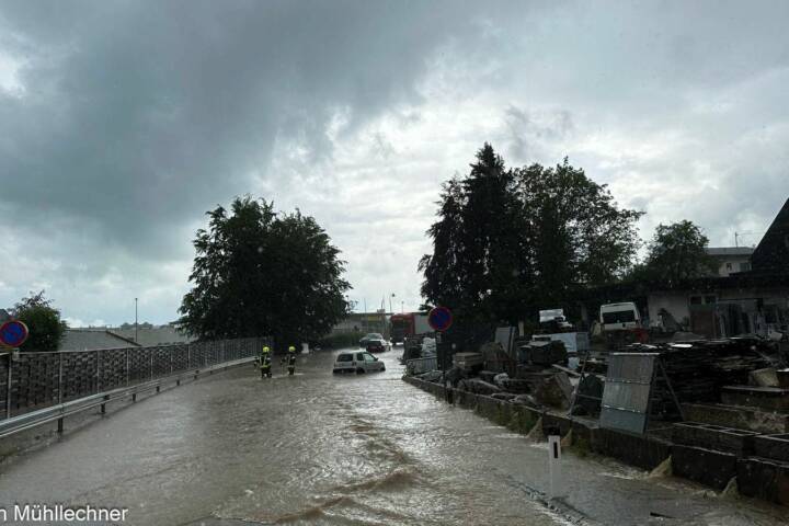 AFK Frankenmarkt: Schweres Unwetter über Frankenburg