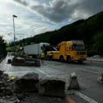 LKW-Unfall auf Autobahn bei Mondsee