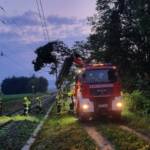 Heftiges Hagelunwetter sorgt für Großeinsatz der Feuerwehren im Bezirk Deutschlandsberg
