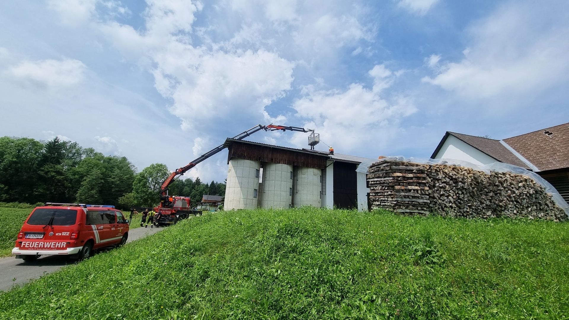 BFV Deutschlandsberg: Unwetter in St. Martin im Sulmtal – UPDATE