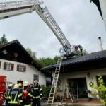Feuerwehren verhindern Großbrand