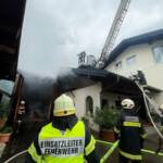 Feuerwehren verhindern Großbrand