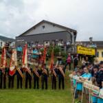 Feuerwehrfest mit Fahrzeug- und Tragkraftspritzensegnung der FF Kaning