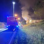 Garagenbrand mit Alarmstufe 2
