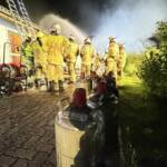 Garagenbrand mit Alarmstufe 2